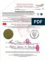 MACN-CR000000002 - Moorish America Treasury Sovereign Credit - Negotiable Instrument