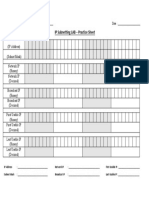 Excercises - 2. IP Subnetting Practice Sheet PDF