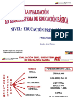 Evaluación en El Nivel de Primaria (Oficial MPPE)