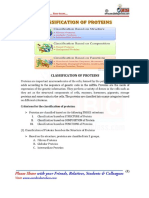 Classification of Proteins Lecture Notes PDF