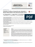 Evaluation ofefficacy of buserelin plus nilutamide