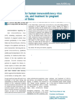 Recommendations For Human Immunodeficiency Virus Screening, Prophylaxis, and Treatment For Pregnant Women in The United States