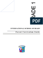 International School of Bearn - Parent Curriculum Guide