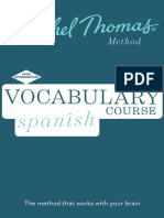 Spanish 5 Vocabulary