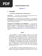 Constitutional Law 1: File No. 3