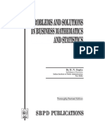 Problems and Solutions in Business Mathematics and Statistics Problems and Solutions in Business Mathematics and Statistics