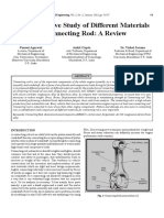 A Comparative Study of Different Materials of Connecting Rod: A Review
