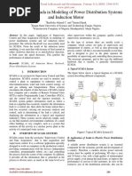 Application of Scada in Modeling of Power Distribution Systems and Induction Motor