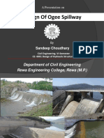 Classification of Ogee Spillway
