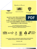 Manual de Procedimientos Servidumbre Publicas de La Republica de Panama