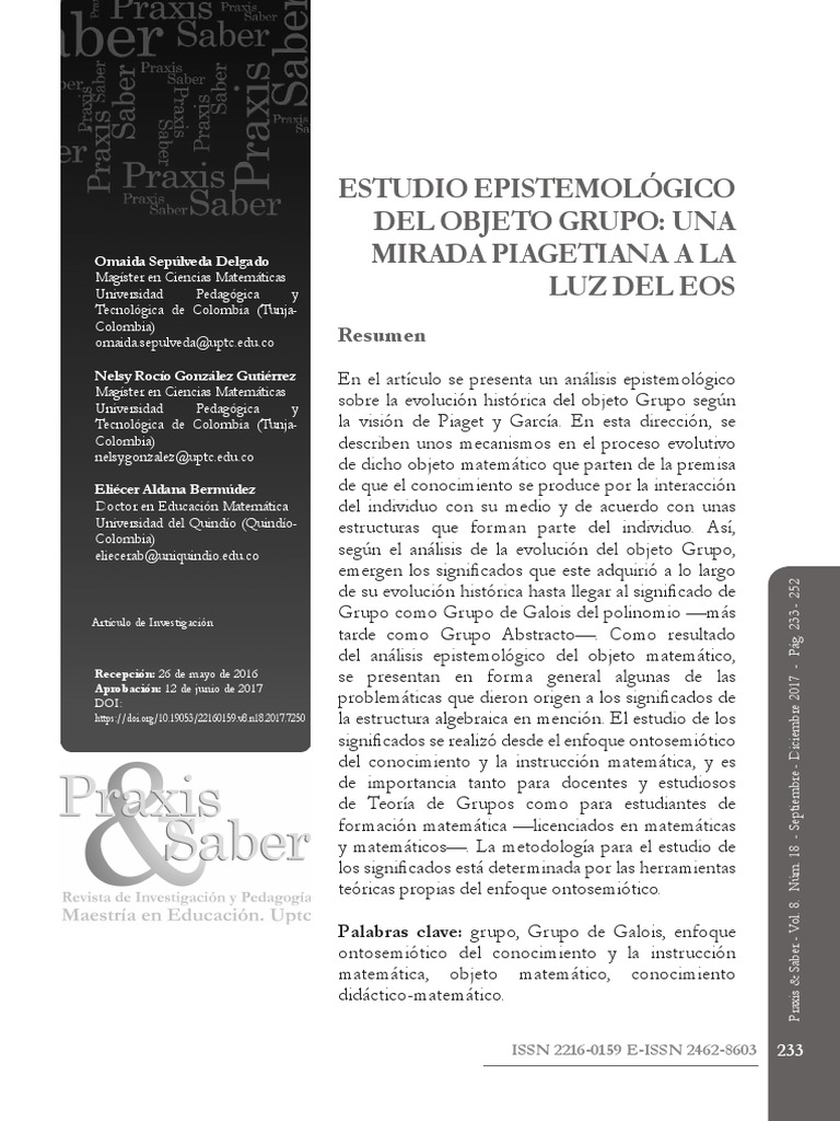 Praxis y Saber PDF Ecuaciones Álgebra