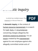 Domestic Inquiry - Wikipedia