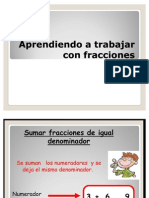 Aprendiendo A Trabajar Con Fracciones (1) (1) Patty