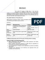 Micro Small and Medium Enterprises Policy