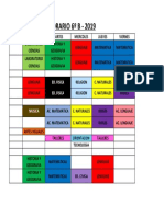 Horario 6ºb 2019 PDF