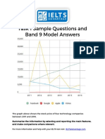 Task 1 Sample Questions and Band 9 Model Answers