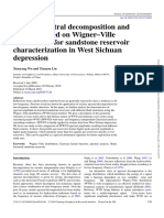 Seismic Spectral Decomposition and Analysis Based On Wigner-Ville Distribution For Sandstone Reservoir Characterization in West Sichuan Depression