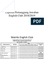 Laporan Pertanggung Jawaban English Club 2018