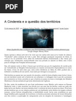 A Cinderela e a Questão Dos Territórios