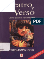 Teatro y Verso, Como Decir El Verso Teatral - Norma Roman Calvo - PDF Versión 1 PDF
