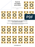 Tarot de Los Juegos de La Corte Reverso de Las Cartas Version Mini PDF