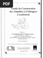 Guide de Construction Des Alambics à Fabriquer