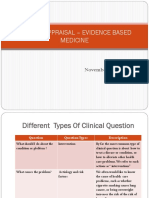 Critical Apprasial Ebm