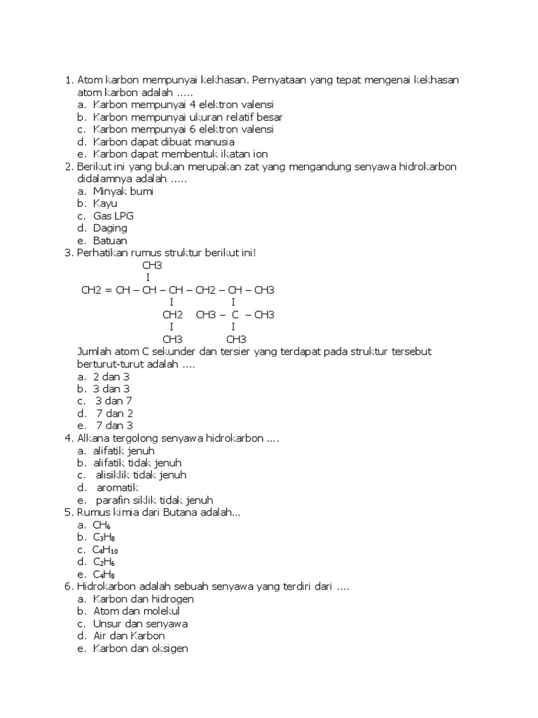 Atom Karbon Mempunyai Kekhasan Docx