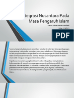 Integrasi Nusantara Pada Masa Pengaruh Islam