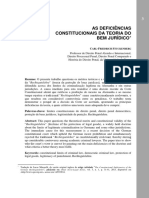 Carl-Friedrich Stuckenberg - As Deficiências Constitucionais