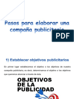 Pasos para Elaborar Una Campaña Publicitaria