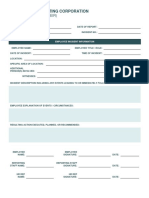 Geo Grains Marketing Corporation: Employee Incident Report (EIR)