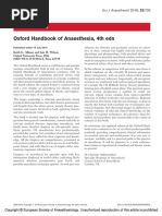 Oxford Handbook of Anaesthesia, 4th Edn.16