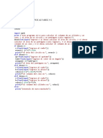 Diagrama de Areas y Volumenes