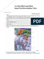 16.4  Removal of the DD15 and DD16 Sonceboz® Exhaust Gas Recirculation Valve Actuator