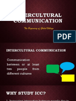 Intercultural Communication: The Beginning of Global Village