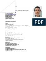 Eduardo R. Madrid: Resumé