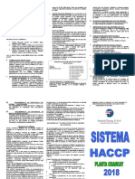 Triptico Haccp