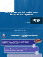 Triage modelo ESI categoriza pacientes urgencias