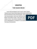 Tarian Gajah Melin, Simbol Keberanian dan Perdamaian