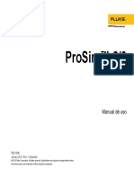 Manual de Usuario Simulador de Signos Vitales Fluke PROSIM 2 y 3 (Español)