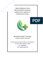 Rumah Sakit Gatoel: Term of Referance (Tor) Program Orientasi Khusus Keperawatan / Kebidanan Rumah Sakit Gatoel