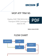 Mop Atp TRM NS: Deploy SIAE TRM NS & 4G Overlay - Transport MW Coverage Capacity Add On NS