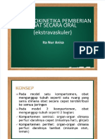 Dokumen - Tips Farmakokinetika Pemberian Obat Secara Oral Ekstravaskular