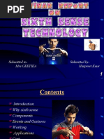 Sixth Sense Technology