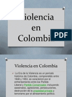 violencia en colombia