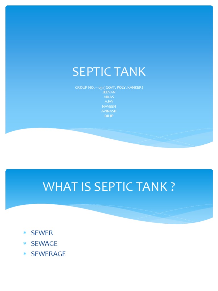 Ajay's Guide to Septic Tanks | PDF