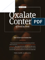 Oxalate Content 