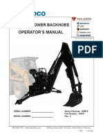 Backhoe Owners Manual