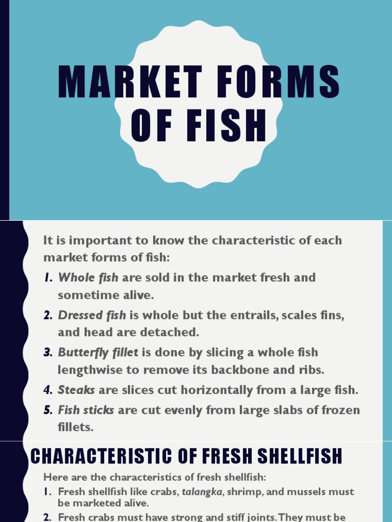 Market Forms of Fish TLE 8 PDF